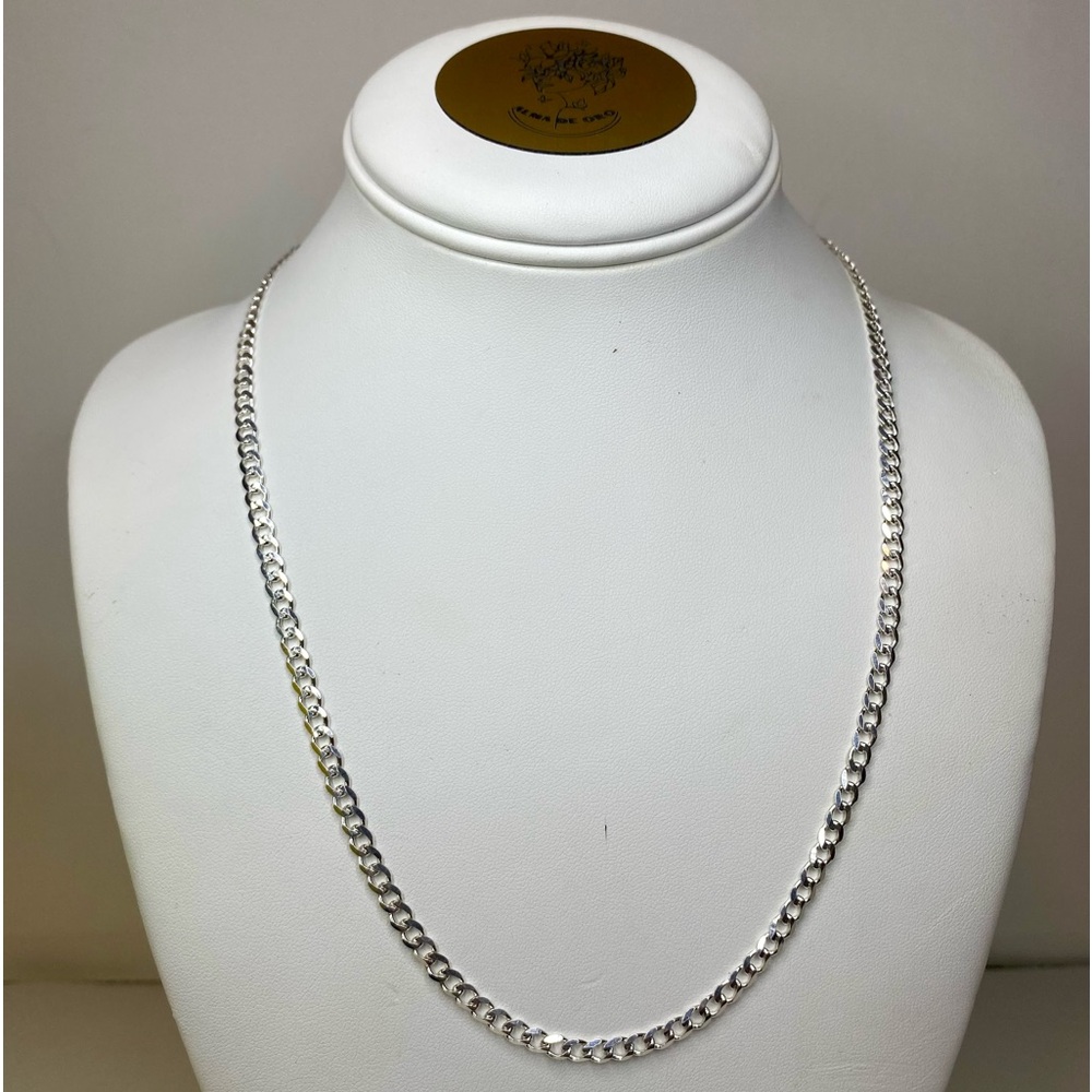 Silver Curb Chain